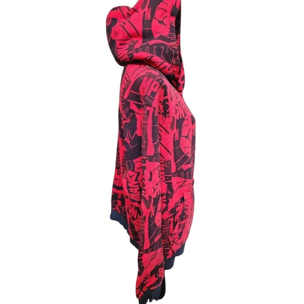JORDAN Hoodie Pullover Size Medium Red/Black